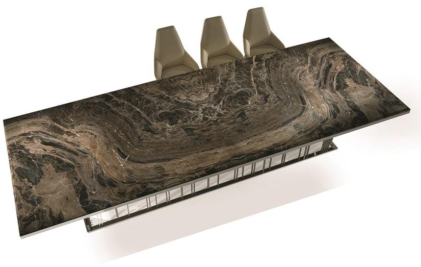 Longhi Прямоугольный мраморный стол Loveluxe T 120 - Вид №6