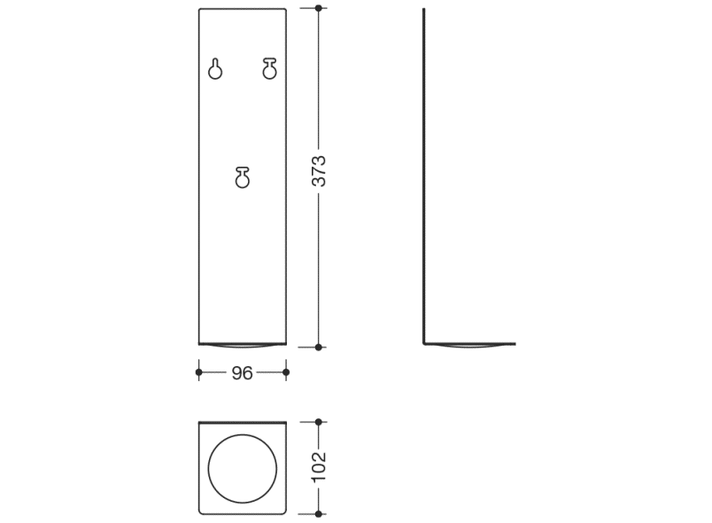 900.06.E0160 поддон для капель HEWI System 900 - Вид №1