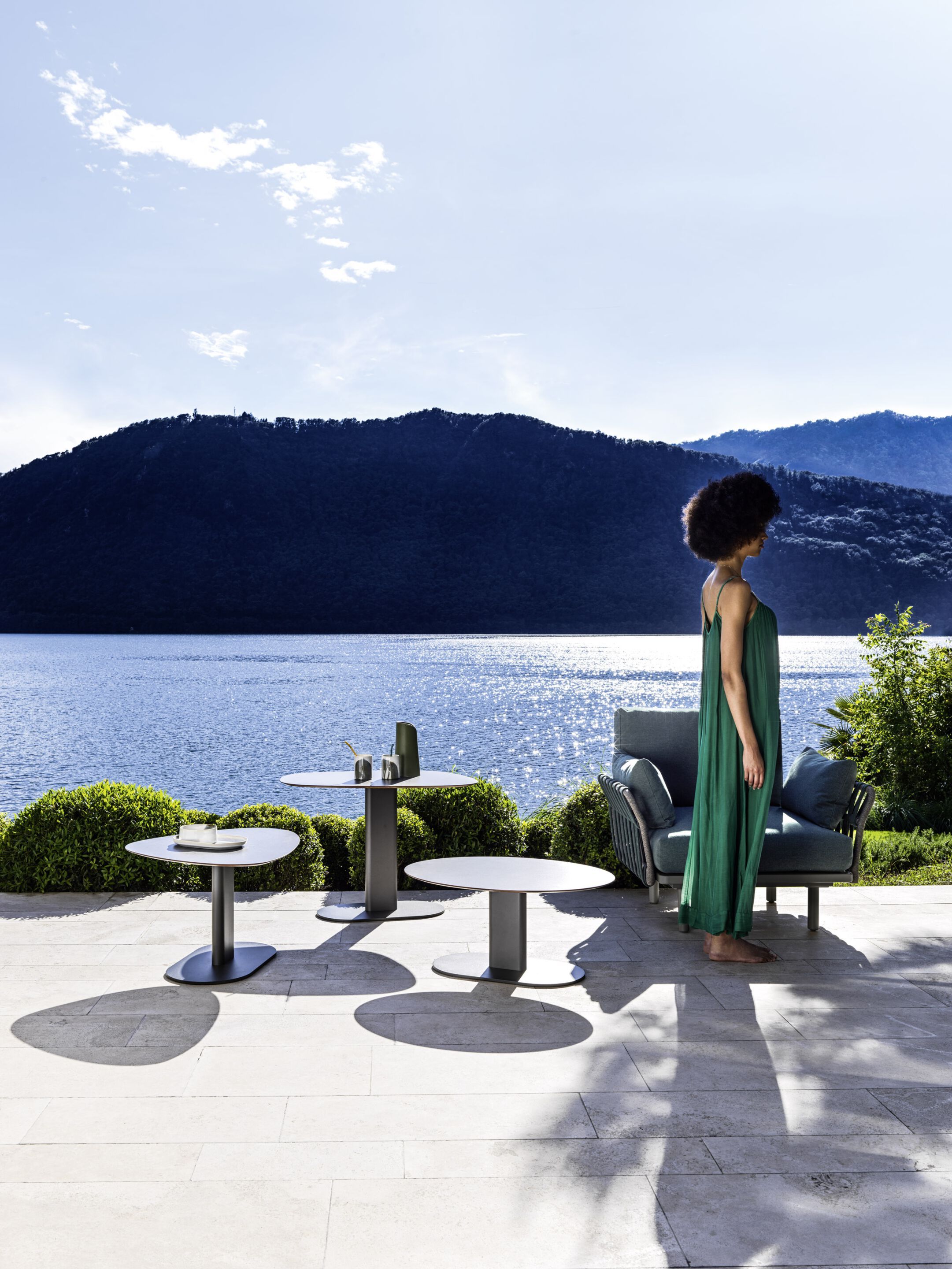 Тканевое садовое кресло с подлокотниками Varaschin Emma Cross ARCH-00136045 - Вид №2