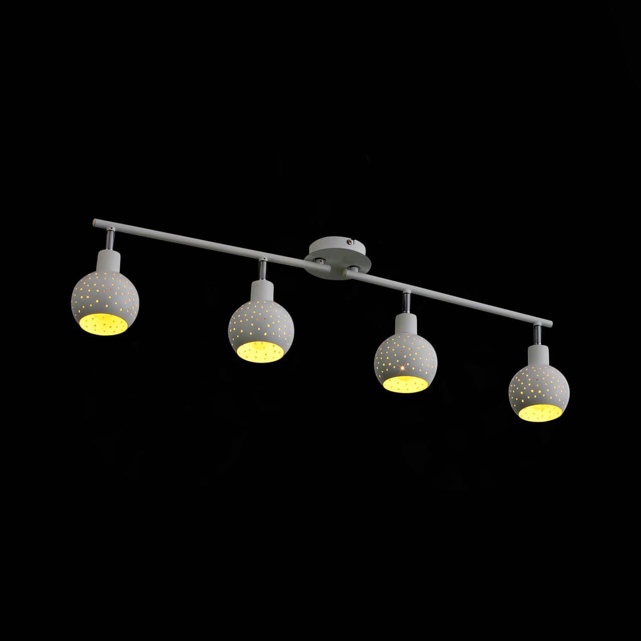 Спот потолочный на 4 лампы белый Stilano SL402.501.04 ST LUCE STILANO 00-3927256 Белый;серебро  - Вид №1