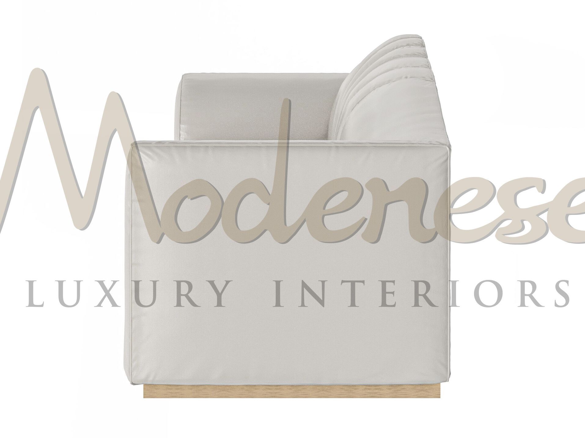 3-местный кожаный диван Modenese Luxury Interiors ECLIPSE MODERN ARCH-00022891 - Вид №2