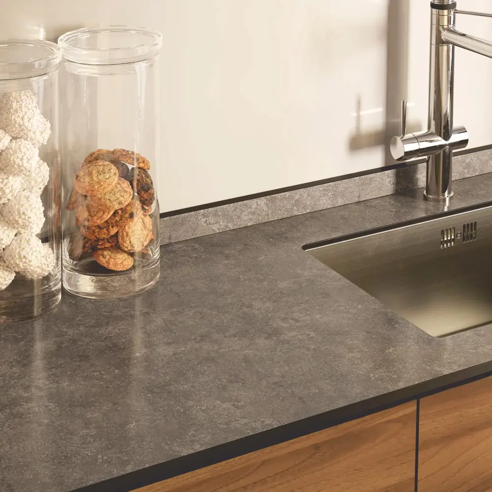 Плинтус для столешницы Slotex 300x1.6 см цвет вулкано HPL STLM-2030756 - Вид №1