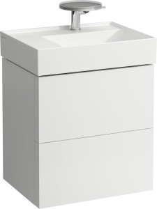H4075680336441 Шкафчик под раковину, 2 ящика, включает в комплект органайзер, для раковины с полочкой слева 810335 LAUFEN PRO