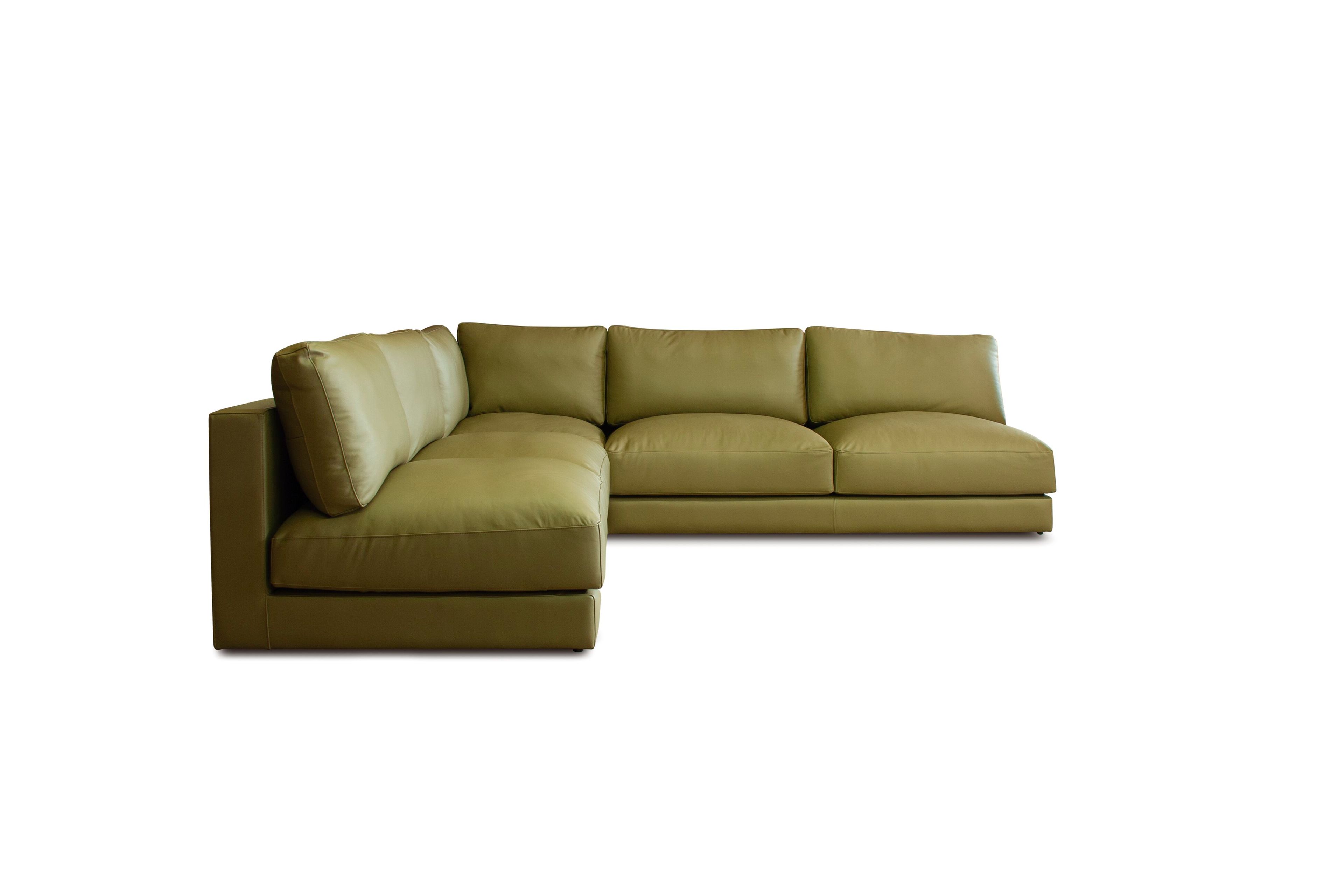 Кожаный угловой диван CREARTE COLLECTIONS SPECIAL NUVO ARCH-00072090 - Вид №1