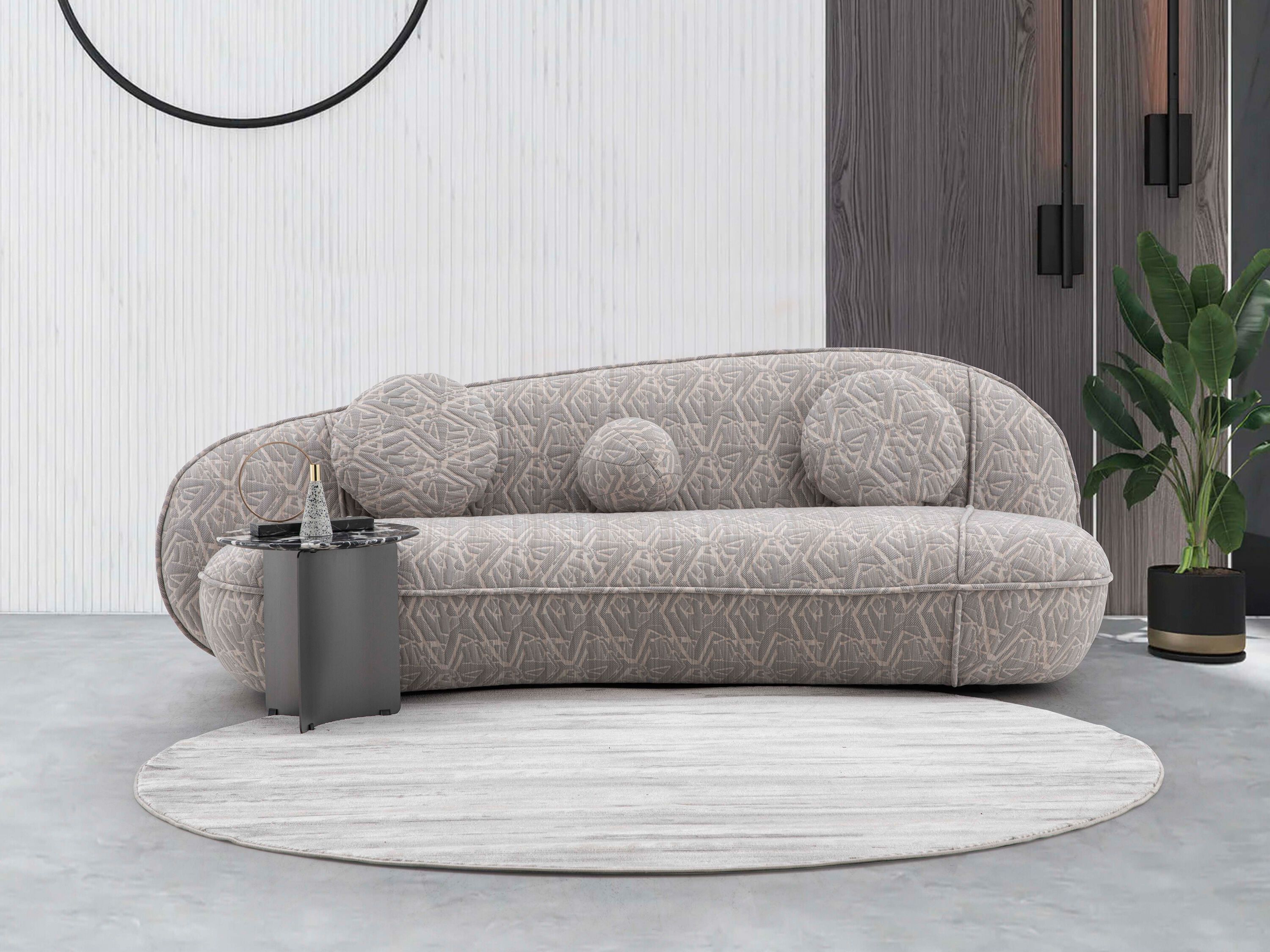 Кожаный изогнутый диван CAMPO DE' FIORI PEA ARCH-00001633 - Вид №3