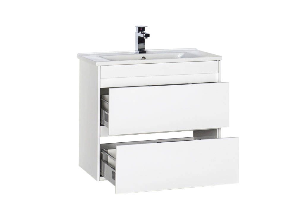 Тумба под раковину Aquanet Тулон 75 белый sun-id-270673 - Вид №1