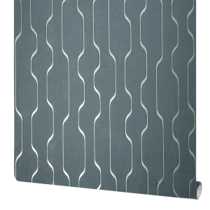 Обои флизелиновые Ateliero Director графитовые 1.06 м - современный стиль 89423697