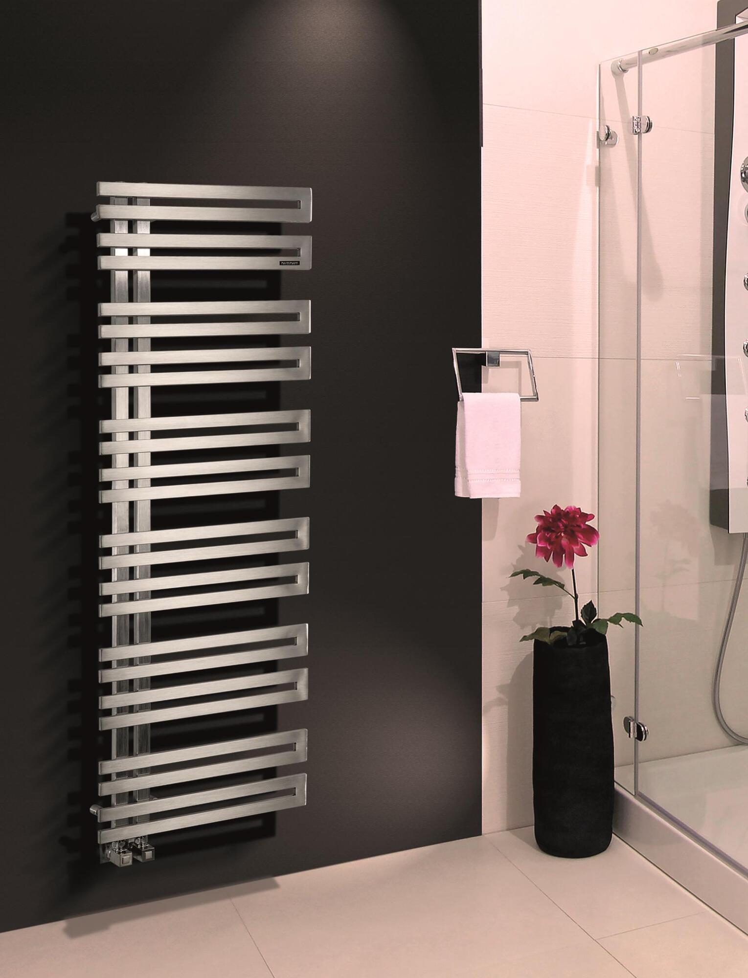 Полотенцесушитель Hammam TRENDY Stainless steel  комбинированный; электрический или водяной Сталь  - Вид №43