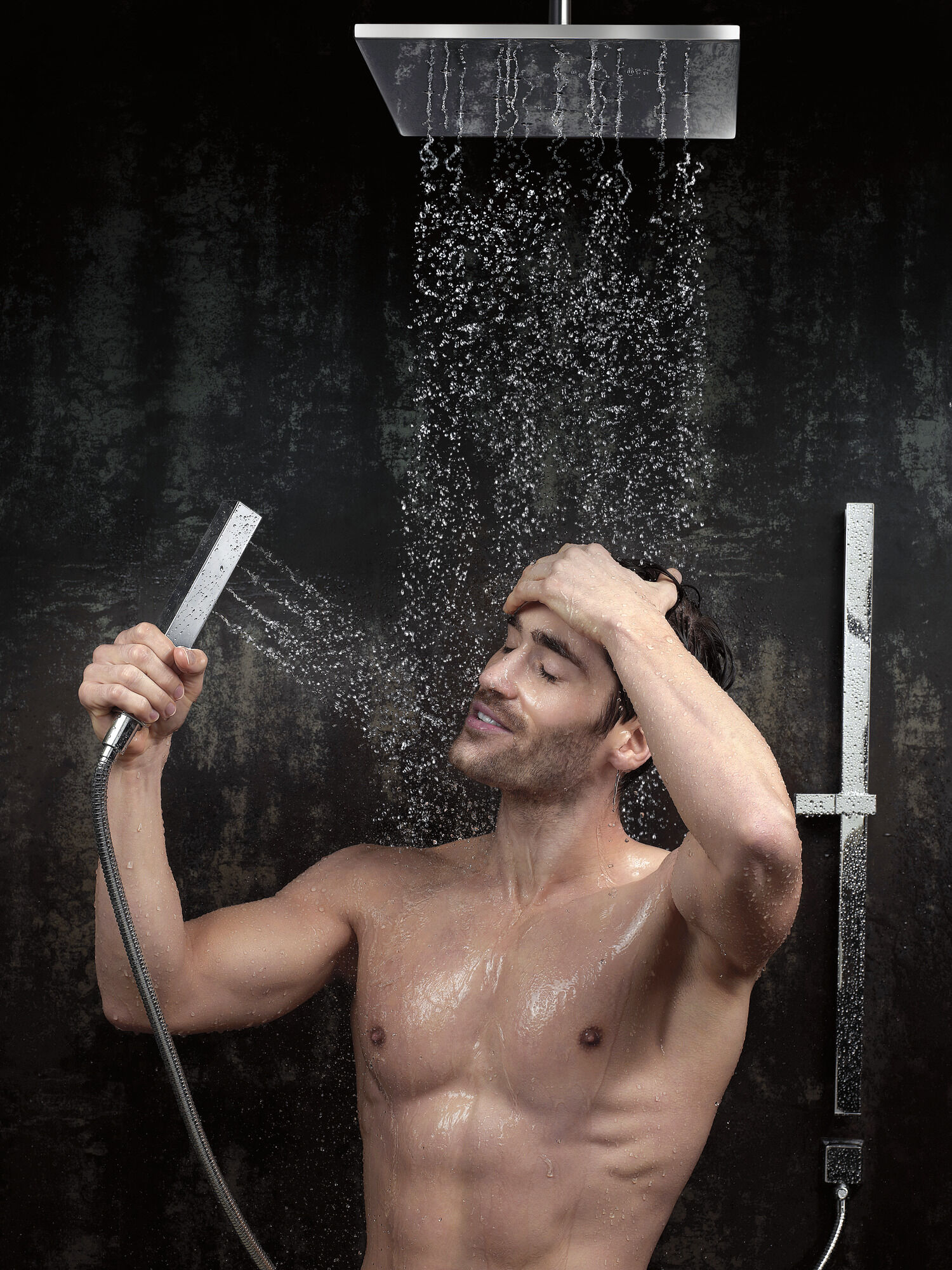 51567 H2Okinetic® Ручной душ с раздвижной штангой с одинарной настройкой Delta Faucet Universal Showering Хром  - Вид №12