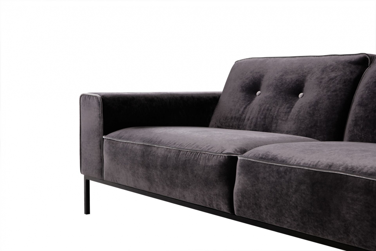 Диван Ville трехместный прямой черный SITS VILLE 192412 Черный  - Вид №6