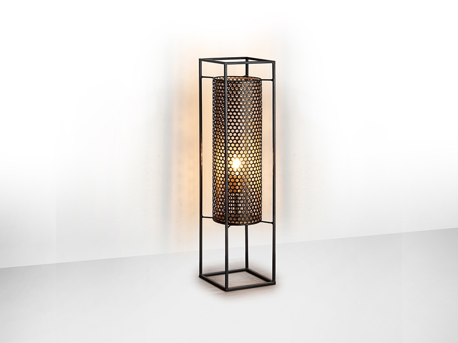 087667 Фонарь большой черный/золотой Schuller Vera - Вид №2