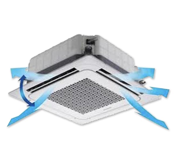 Кассетный моно-сплит-кондиционер Fintek кондиционеры с водяным конденсатом ARCH-00082250 - Вид №2