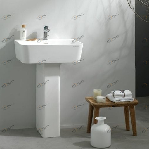 S502200001 Подвесная раковина настенная овальная SYSTEMPOOL  белая 