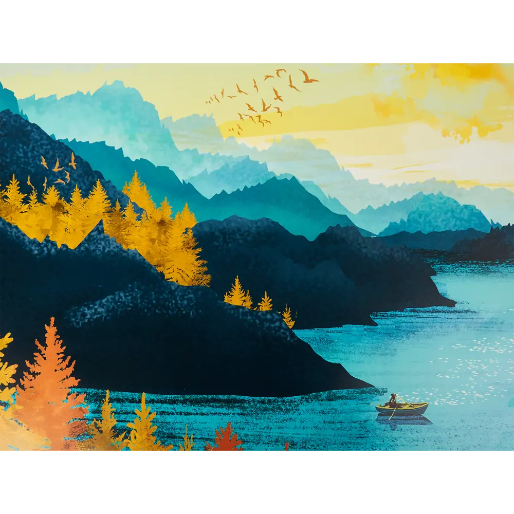 Постер Арт дизайн Счастье не за горами 30x40 см 3 шт STLM-2019497 - Вид №3