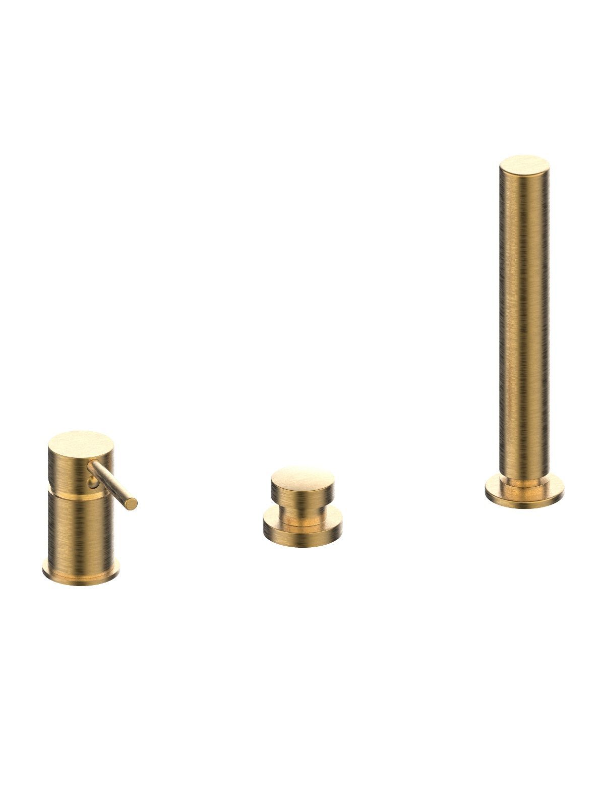 Встраиваемый однорычажный смеситель для ванны с ручным душем Rubinetterie Frattini Pepe XL ARCH-00054876 - Вид №13