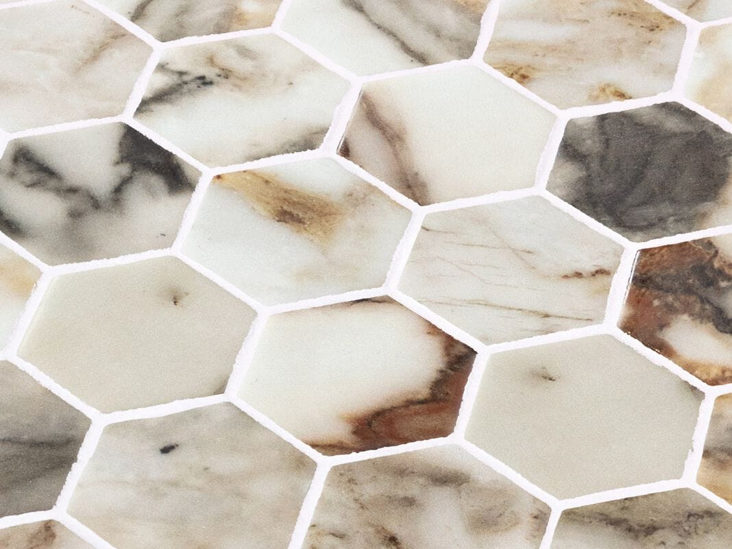 Стеклянная мозаика Onix Высококлассный мрамор Hex XL ARCH-00068751 - Вид №1