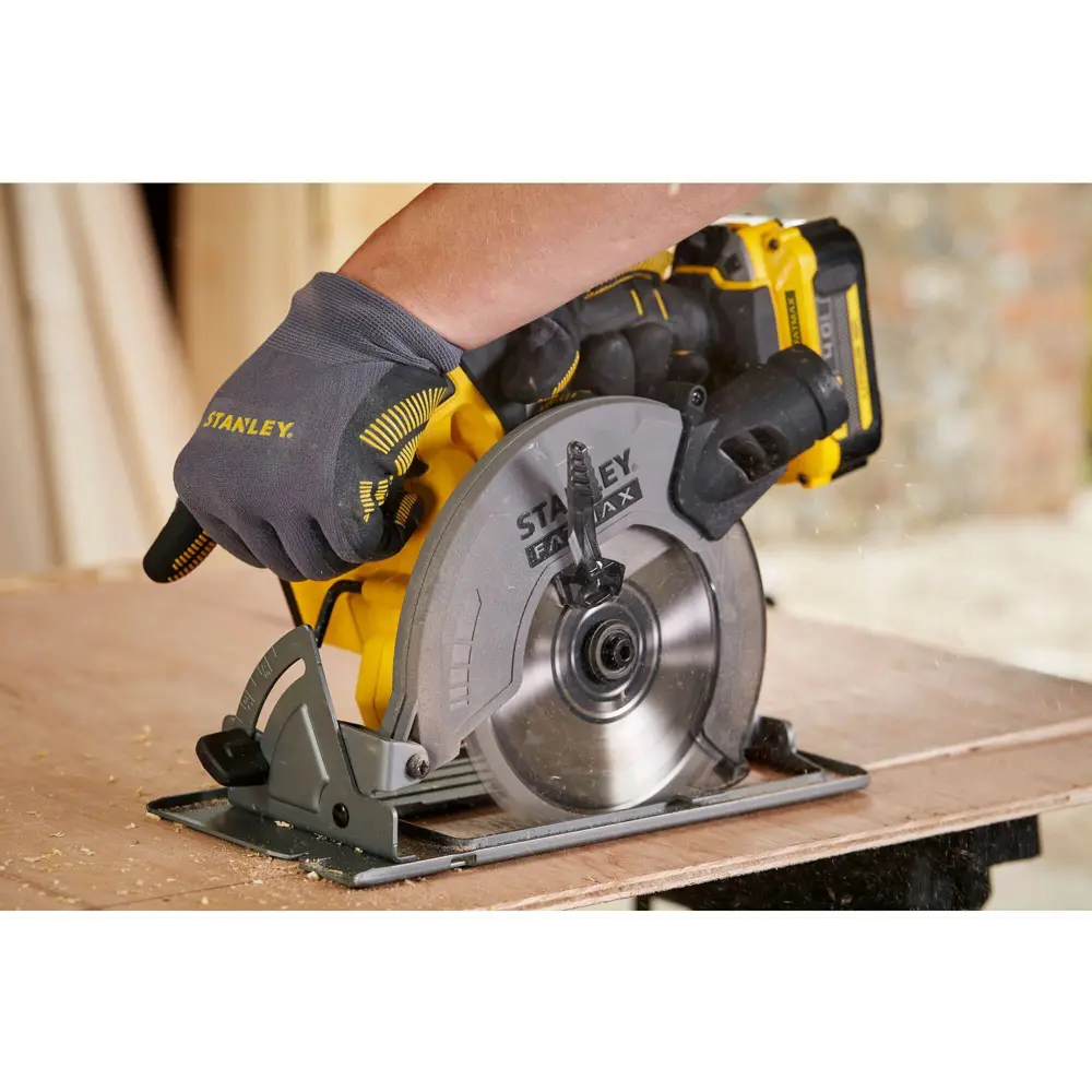 Пила циркулярная аккумуляторная Stanley SFMCS500M1KQW, 165 мм, 20 В Li-ion 1x4 Ач STANLEY FATMAX STLM-2160611 - Вид №8