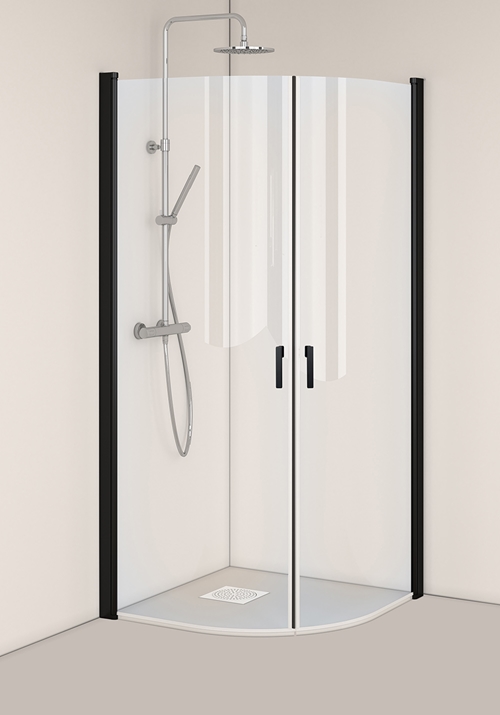 1450661 Душ Уголок Igloo Pro Round 80X90 Прозрачный Стекло Ответ ... Hafa Прозрачный  - Вид №2