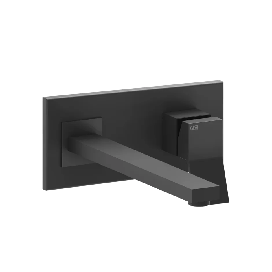 Смеситель для умывальника 53090 299 Gessi Rettangolo k МАТОВО-ЧЕРНЫЙ 53090299