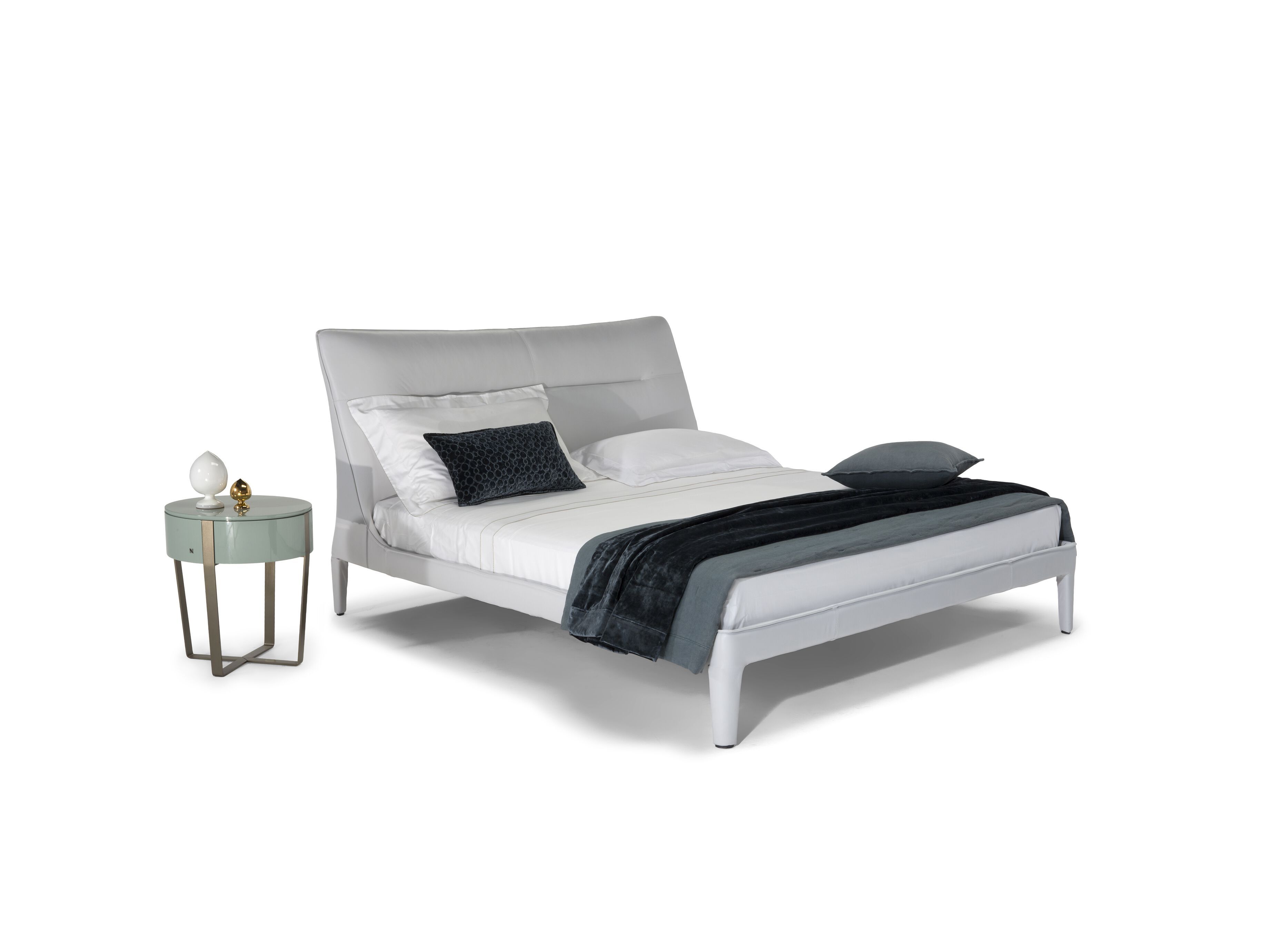 Кожаная двуспальная кровать Natuzzi Italia VENERE ARCH-00067708 - Вид №8