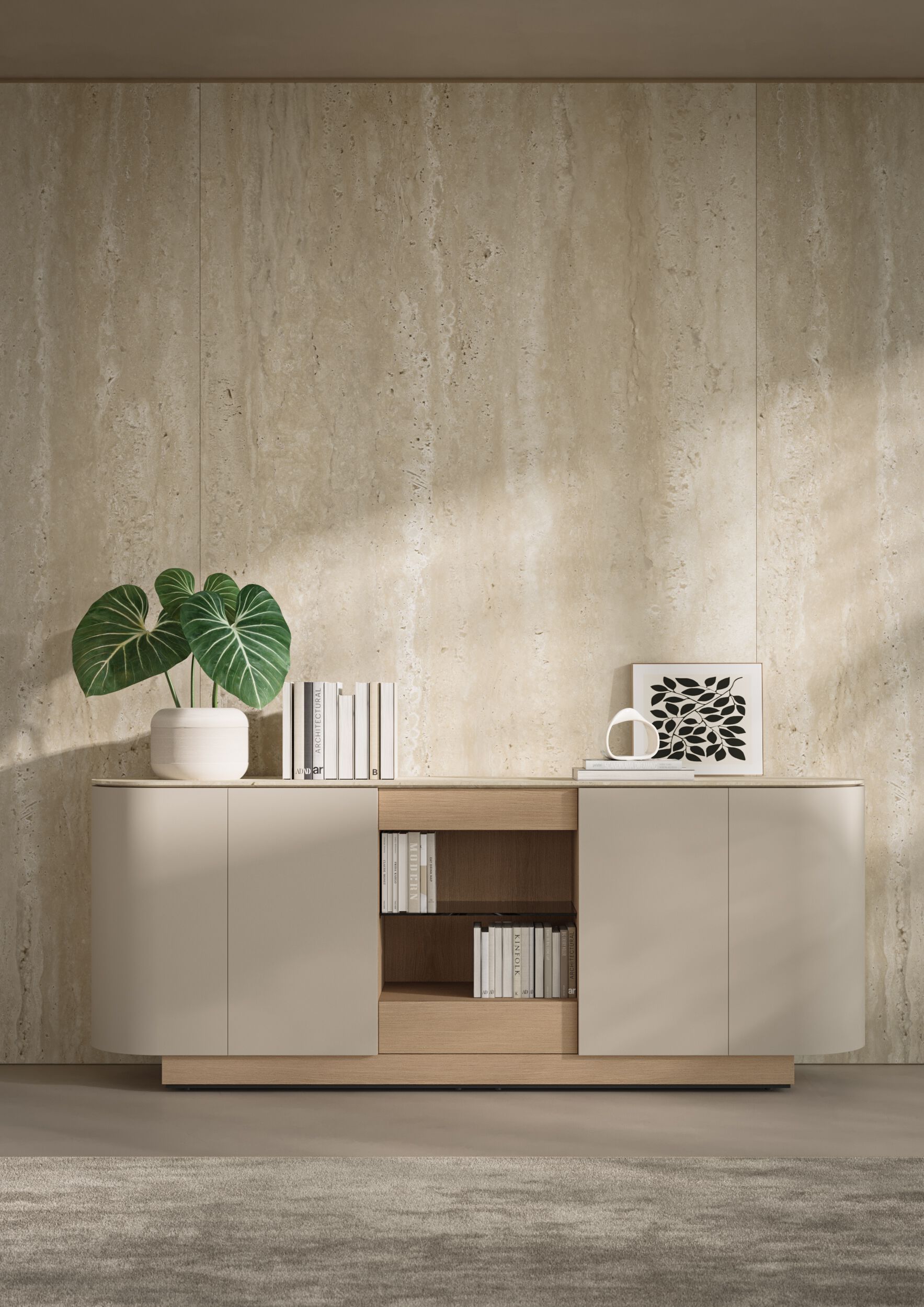 Шкаф из дуба с распашными дверями PROF Dea ARCH-00116449 - Вид №34