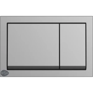 Кнопка двойного смыва Sensea Dana цвет хром матовый