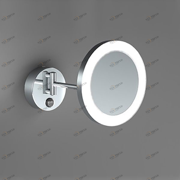 Sonia Зеркало увеличительное с подсветкой круглое настенное Commercial Items Хром 165391