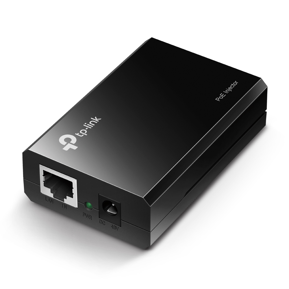 TL-PoE150S Gigabit poe injector, 2*gb ethernet ports, up to 15.4w, 802.3af TP-Link Santreyd  - Вид №1