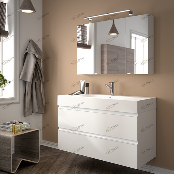 КОМПЛЕКТ МЕБЕЛИ SPIRIT 120 СМ GLOSS WHITE SALGAR 23890