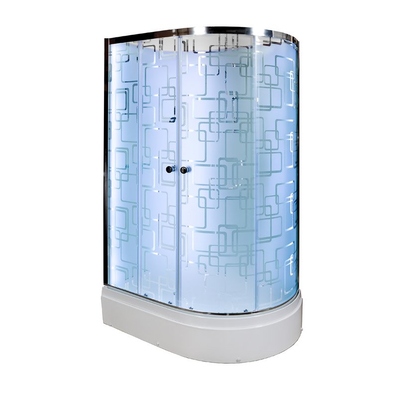 Душевое ограждение С 01 Душевое ограждение DETO Серия С ЕМ2712 L N LED с гм. - Вид №18