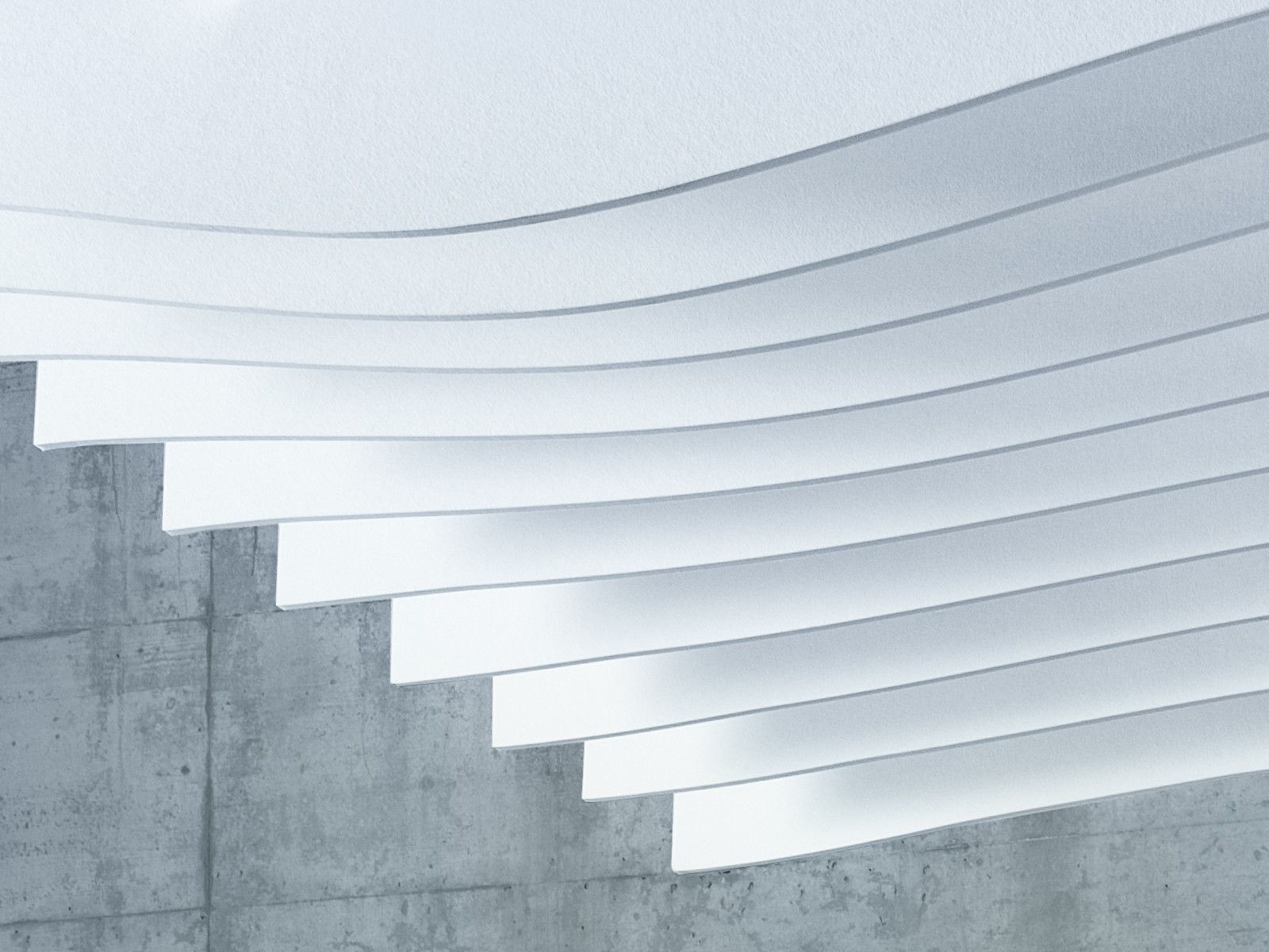 Акустическая подвесная панель из ПЭТ ECHOJAZZ ECHOBAFFLE® ARCH-00122533