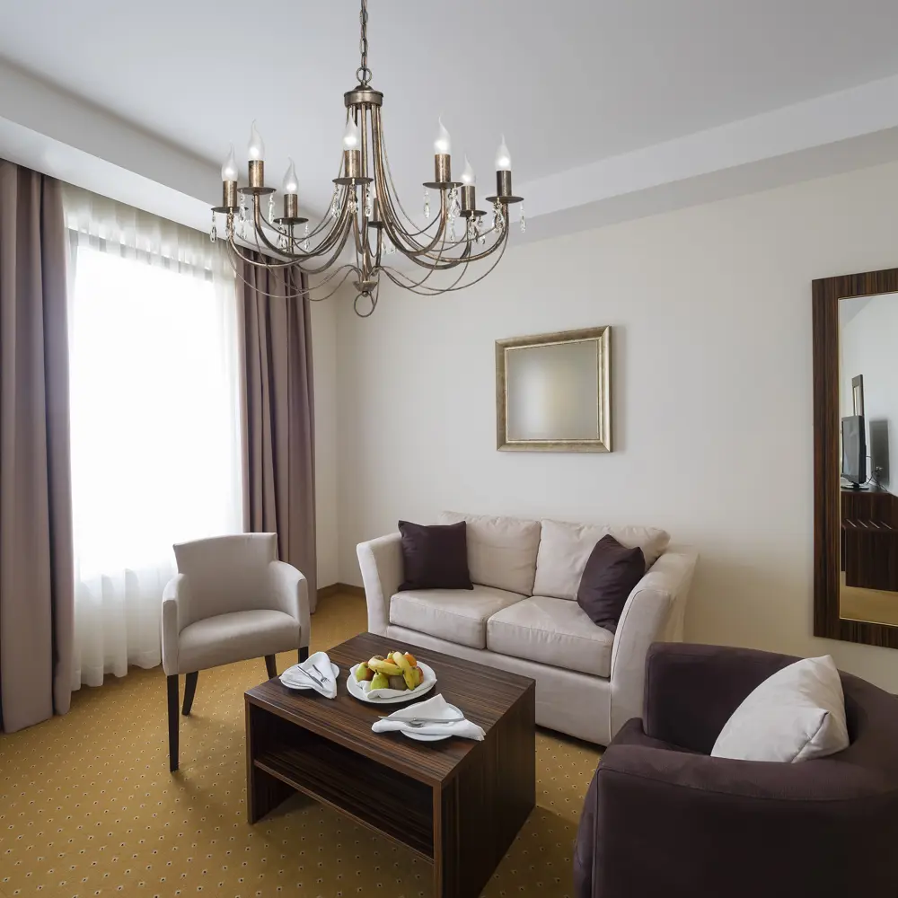 Люстра Gocce 8xE14x60 Вт, металл, цвет бронза Vitaluce STLM-2128234 - Вид №5