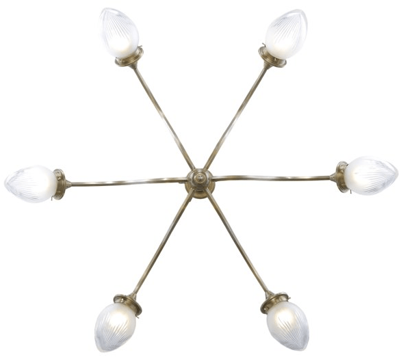 Patinas Lighting Люстра из латуни ручной работы Genoa sun-id-1395758 - Вид №2