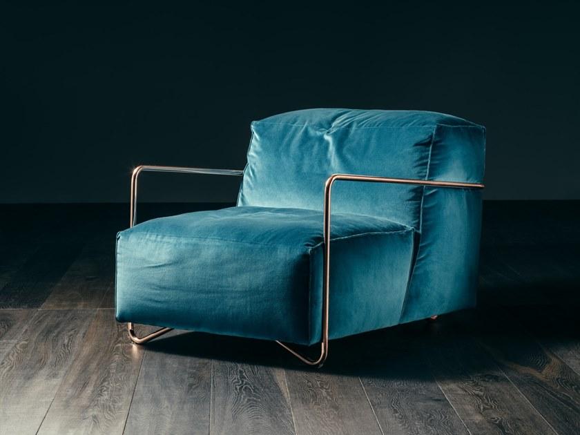 GIOPAGANI Кресло из ткани с подлокотниками Esprit noir sun-id-1369377 - Вид №8