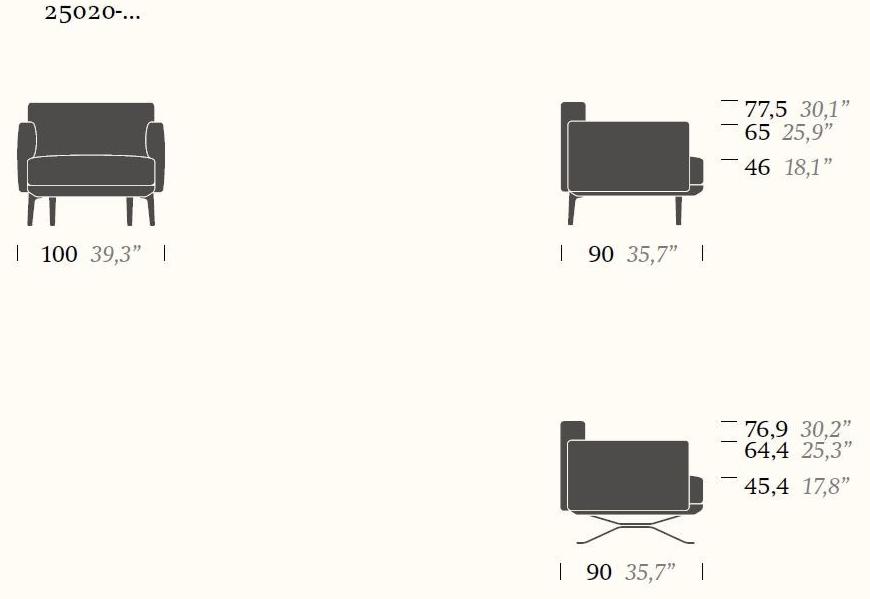 Kettal Садовое кресло из ткани с подлокотниками Boma #25020 - Вид №4