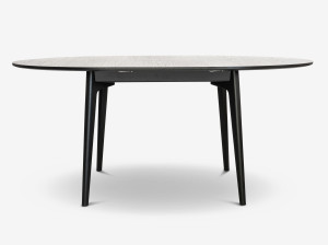 Круглый выдвижной стол из венге