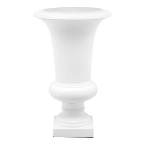 200764-10 ABHIKA ВАЗА СМОЛА ЧАШКА WHITE