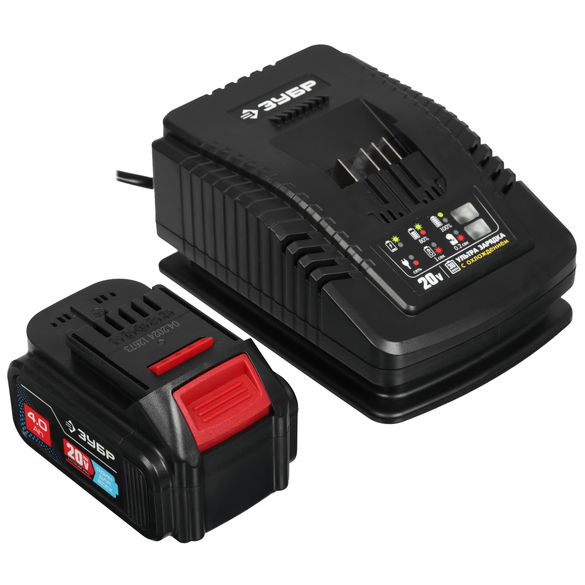 Дрель-шуруповерт Зубр DB-211-42 20V MAX LITHIUM PRO 5451688 STDN-0102462 - Вид №6