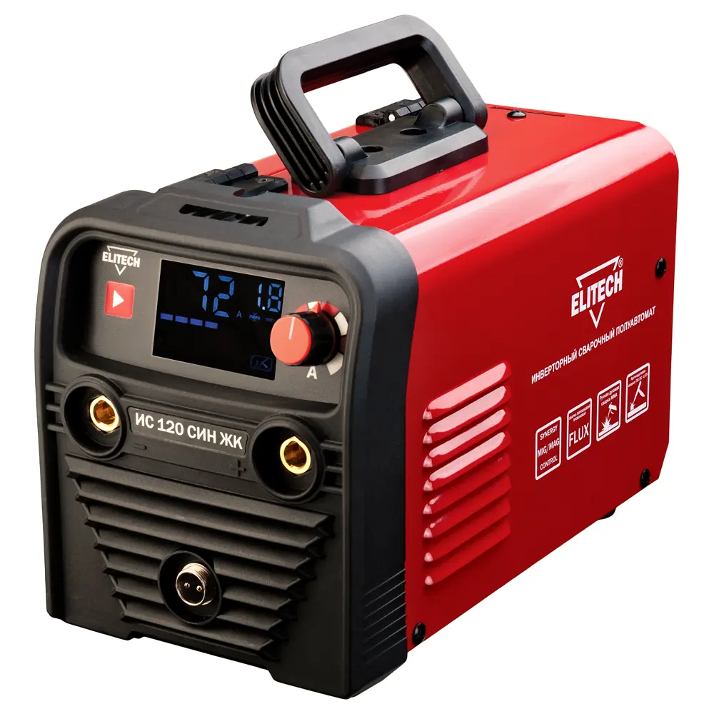 Сварочный аппарат инверторный Elitech ДМ ИС120, 120А, до 3 мм STLM-2116573