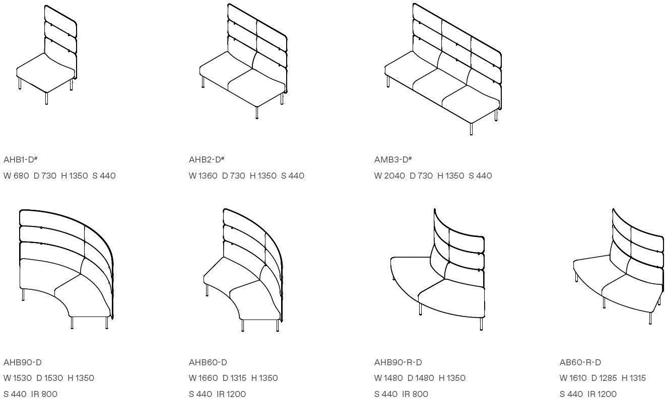 Ross Gardam Диван из ткани с высокой спинкой Adapt sun-id-1445313 - Вид №9