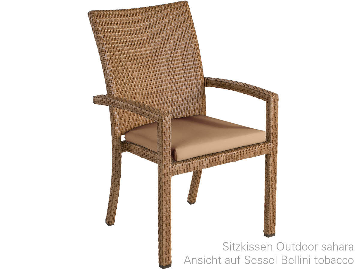 10.00.1401 Кресло Bellini подушка сиденья Outdoor Sahara Mbm  - Вид №2
