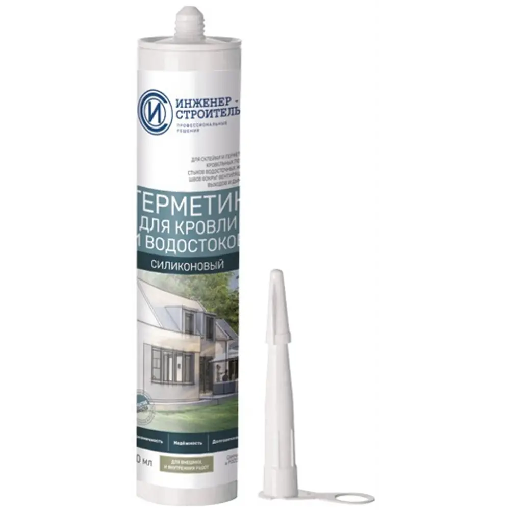 Герметик ИНЖЕНЕР-СТРОИТЕЛЬ прозрачный для внутренних и наружных работ 89421042 STLM-1578033