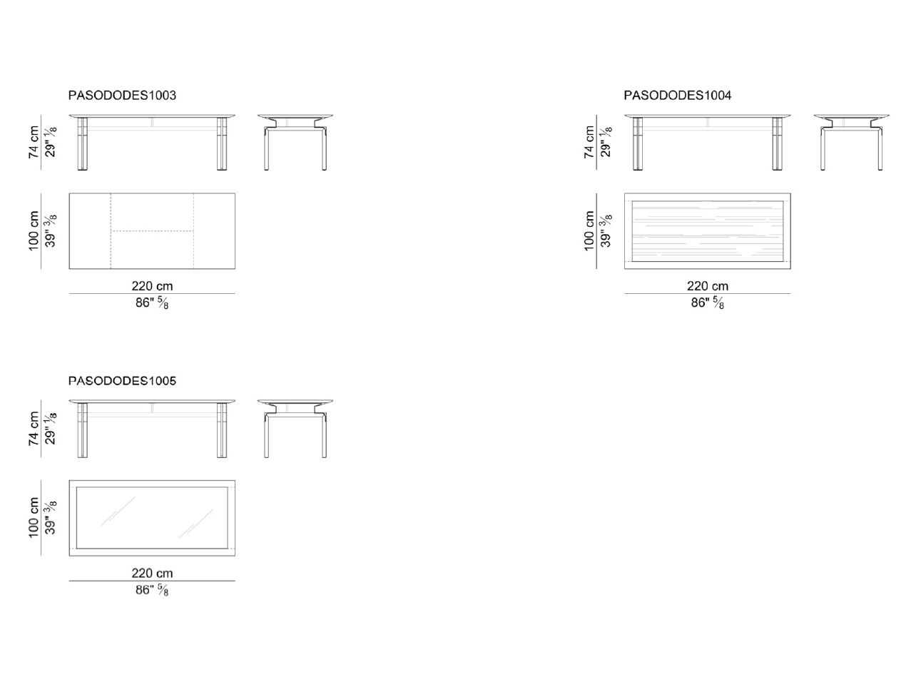 Деревянный прямоугольный рабочий стол с кожаной столешницей i 4 Mariani ARCH-00054872 - Вид №16
