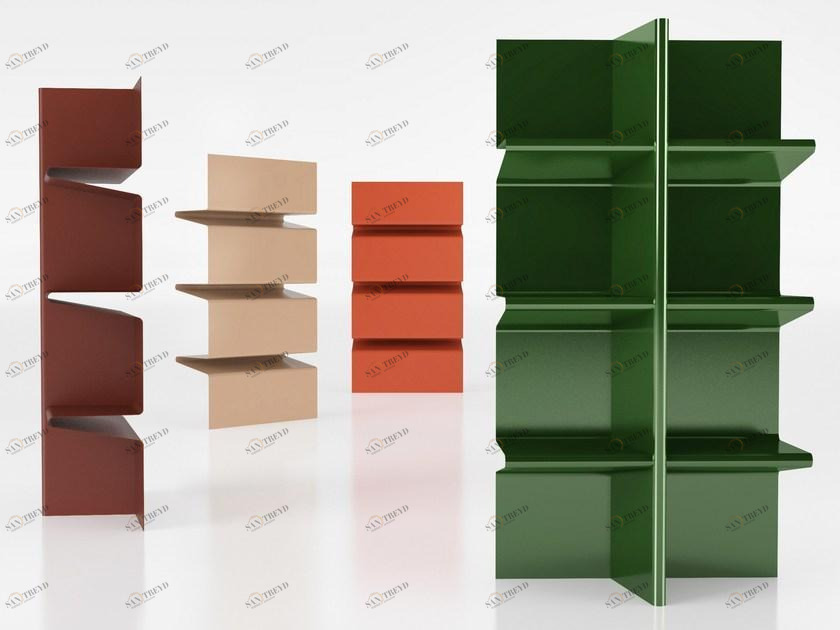 altreforme Модульный открытый книжный шкаф из алюминия Limited edition sun-id-1372588