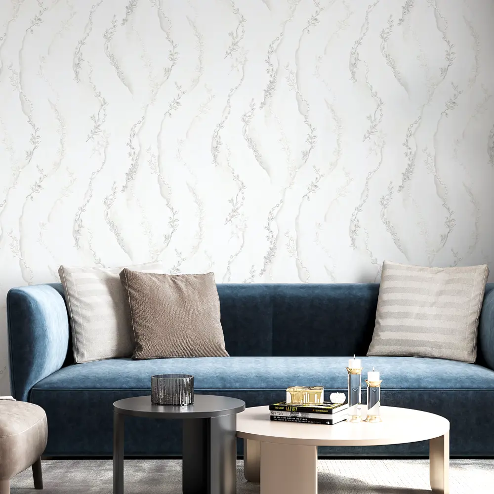 Обои флизелиновые Palitra Home Benua белые 1.06 м HC72400-11 STLM-2027896 - Вид №4