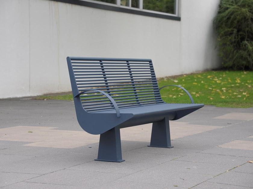 BENKERT BANKE Скамья из нержавеющей стали с подлокотниками Siardo sun-id-1396969 - Вид №1