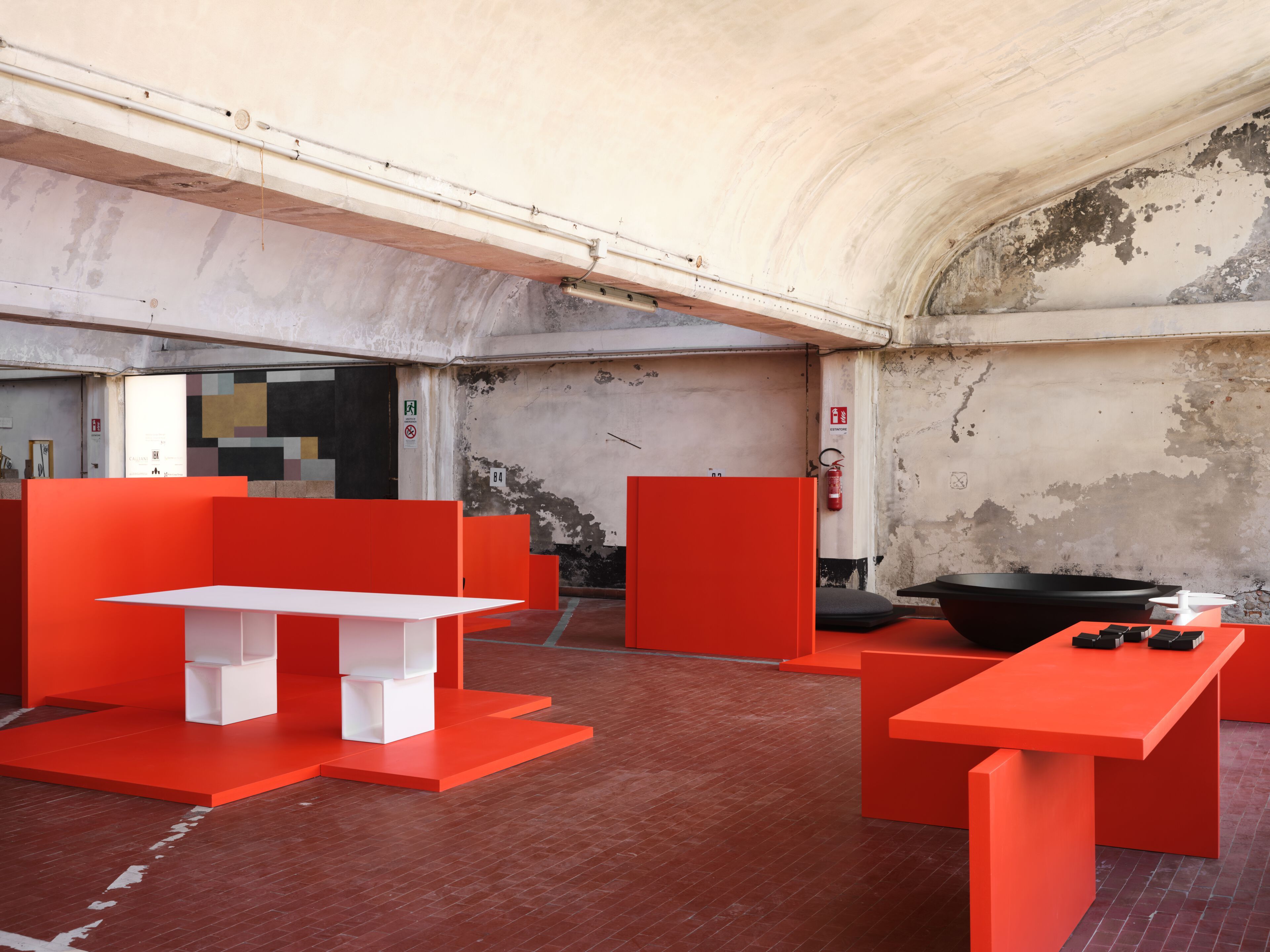 Прямоугольный бетонный стол PULKRA плакат ARCH-00071870 - Вид №5