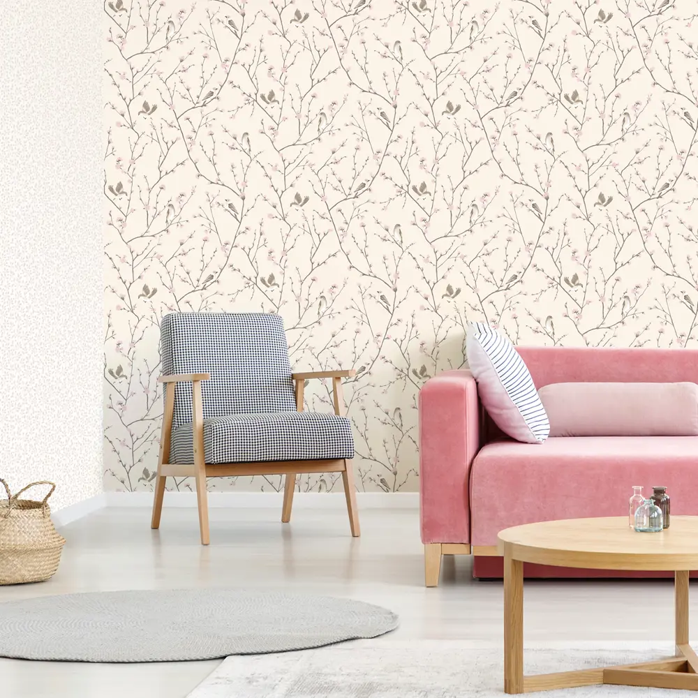 Обои флизелиновые Euro Decor Julie бежевые 1.06 м 7010-01 STLM-2064807 - Вид №5