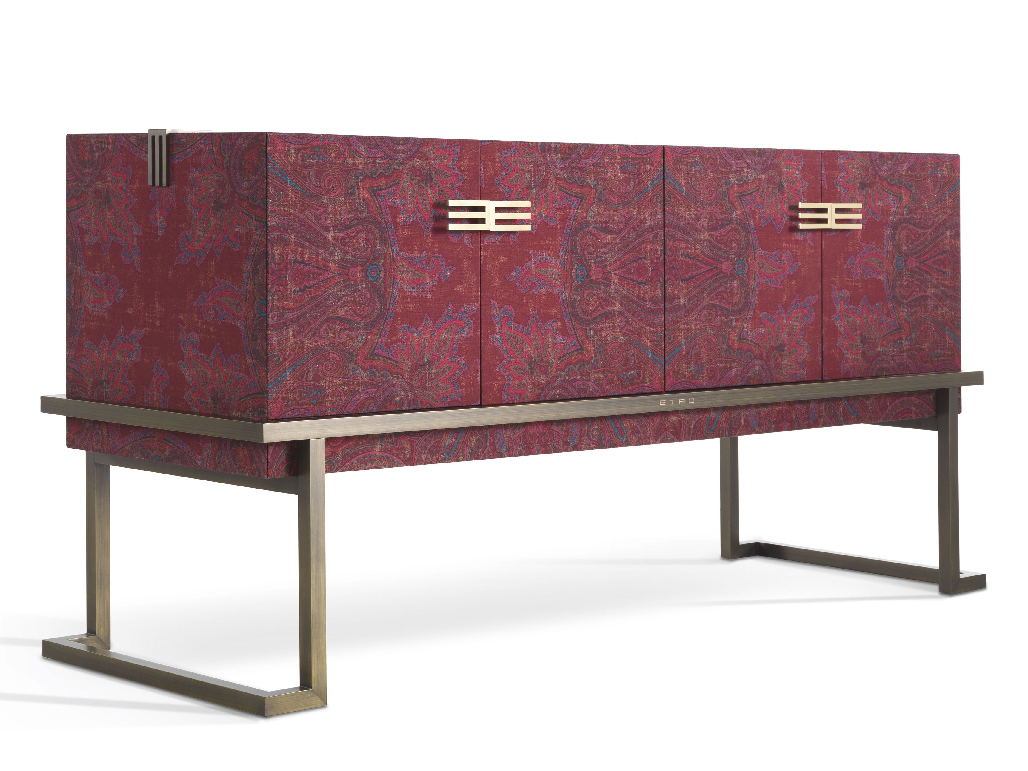 Шкаф с распашной дверью из металла и ткани ETRO Home Interiors Калькутта ARCH-00091670 - Вид №3