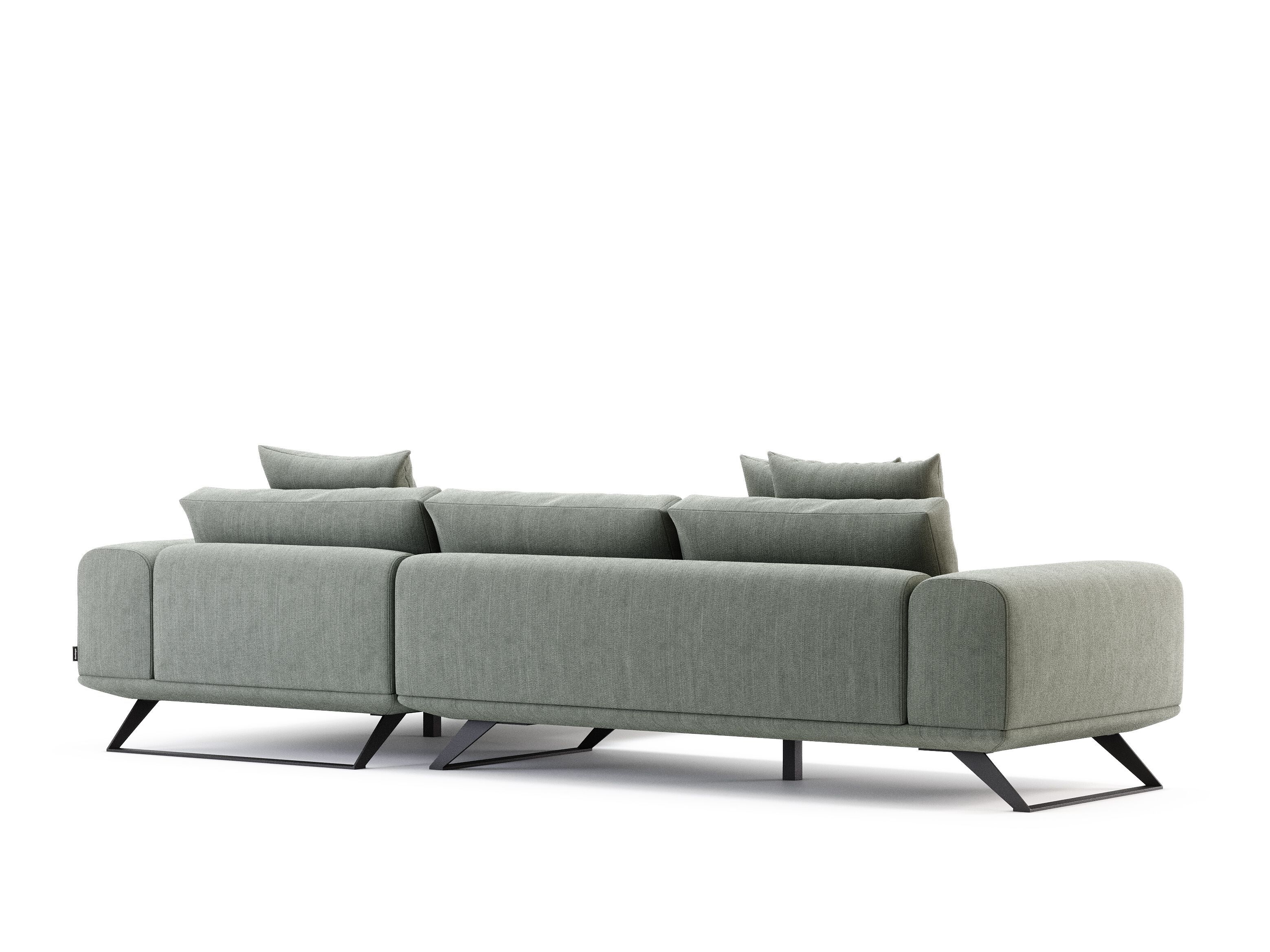 Тканевый диван с полуостровом Domkapa ANISTON ARCH-00052225 - Вид №3